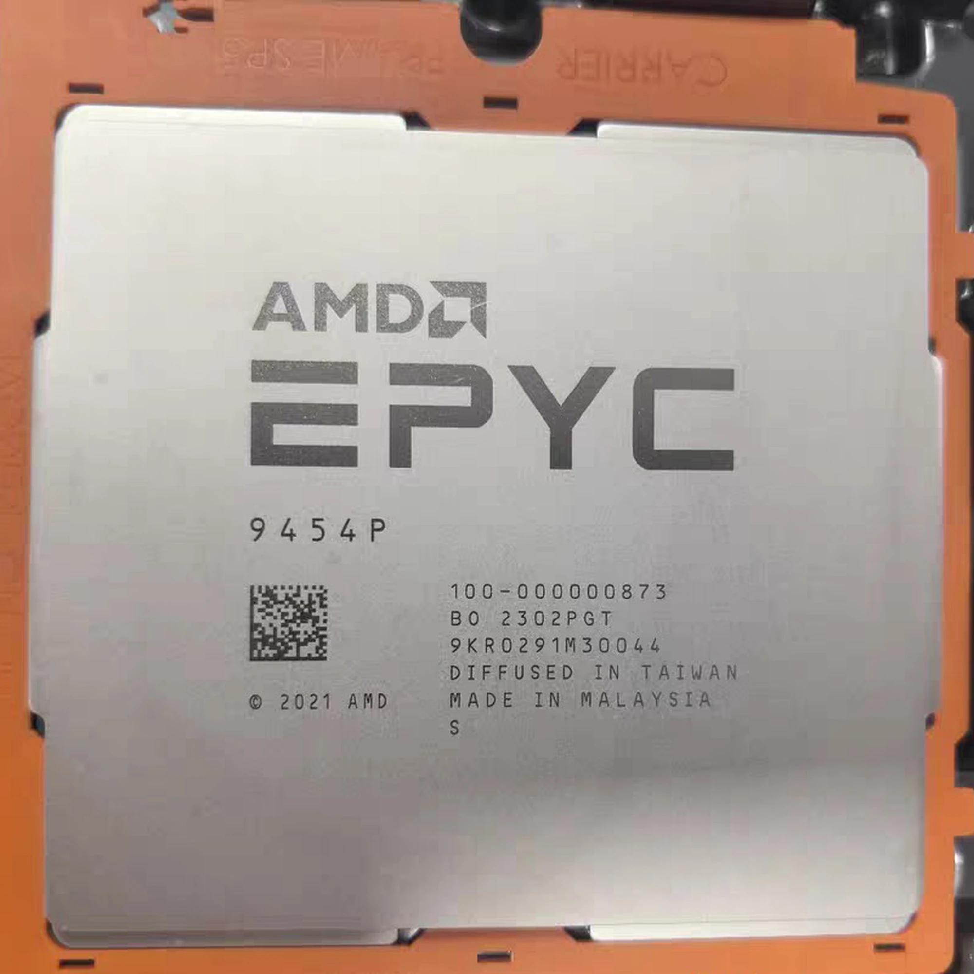 Amd Epyc 9454p 9004 Series Server Cpu Front