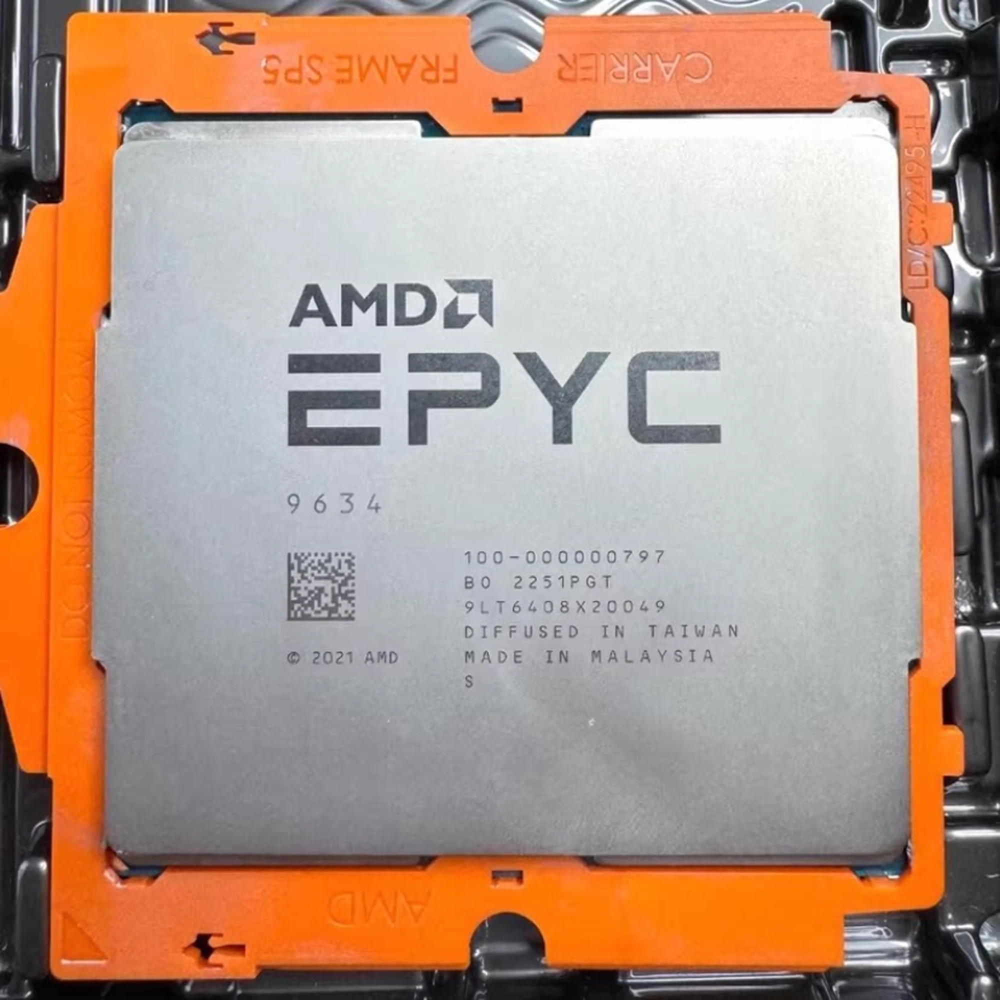 Amd Epyc 9634 9004 Series Server Cpu Front