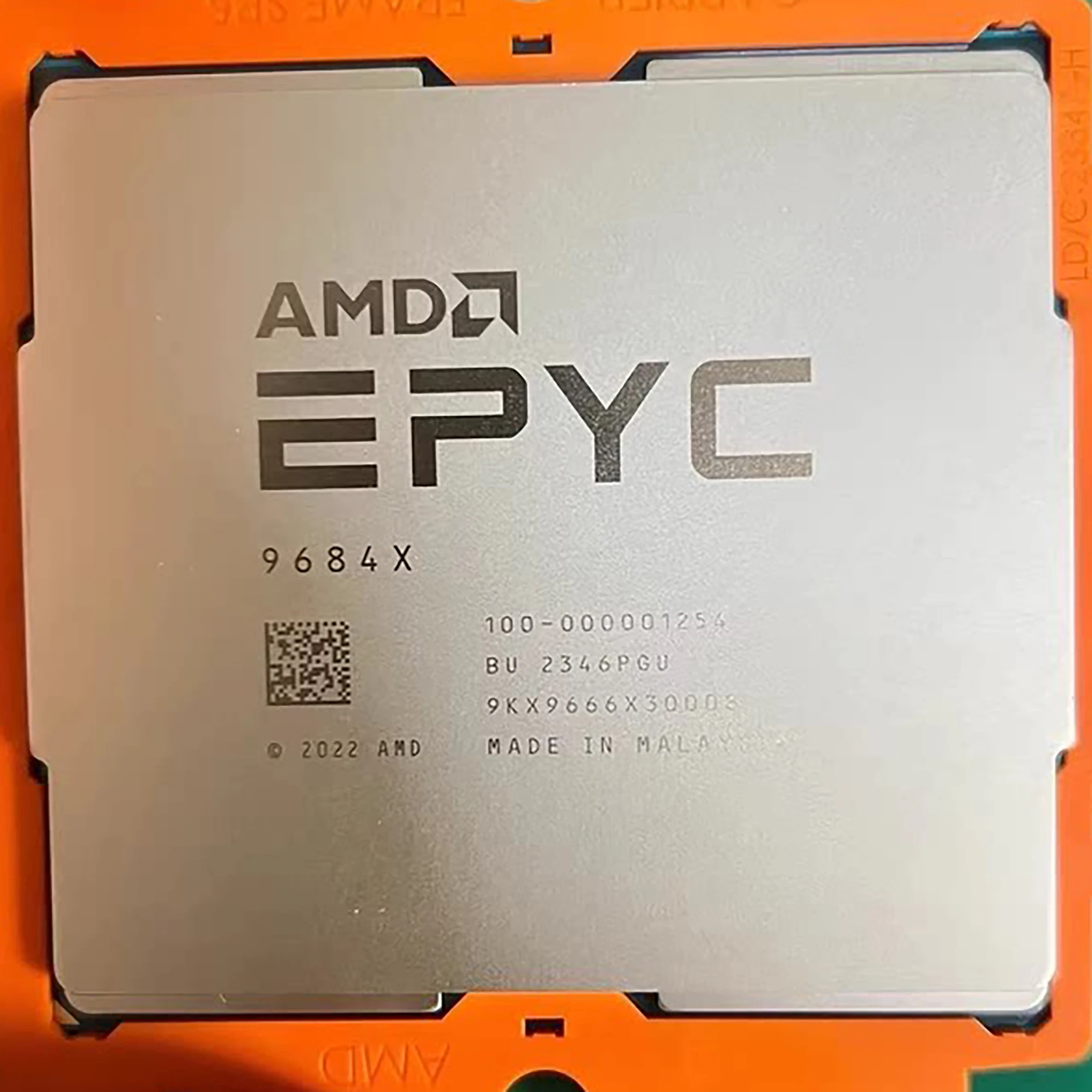 Amd Epyc 9684x 9004 Series Server Cpu Front