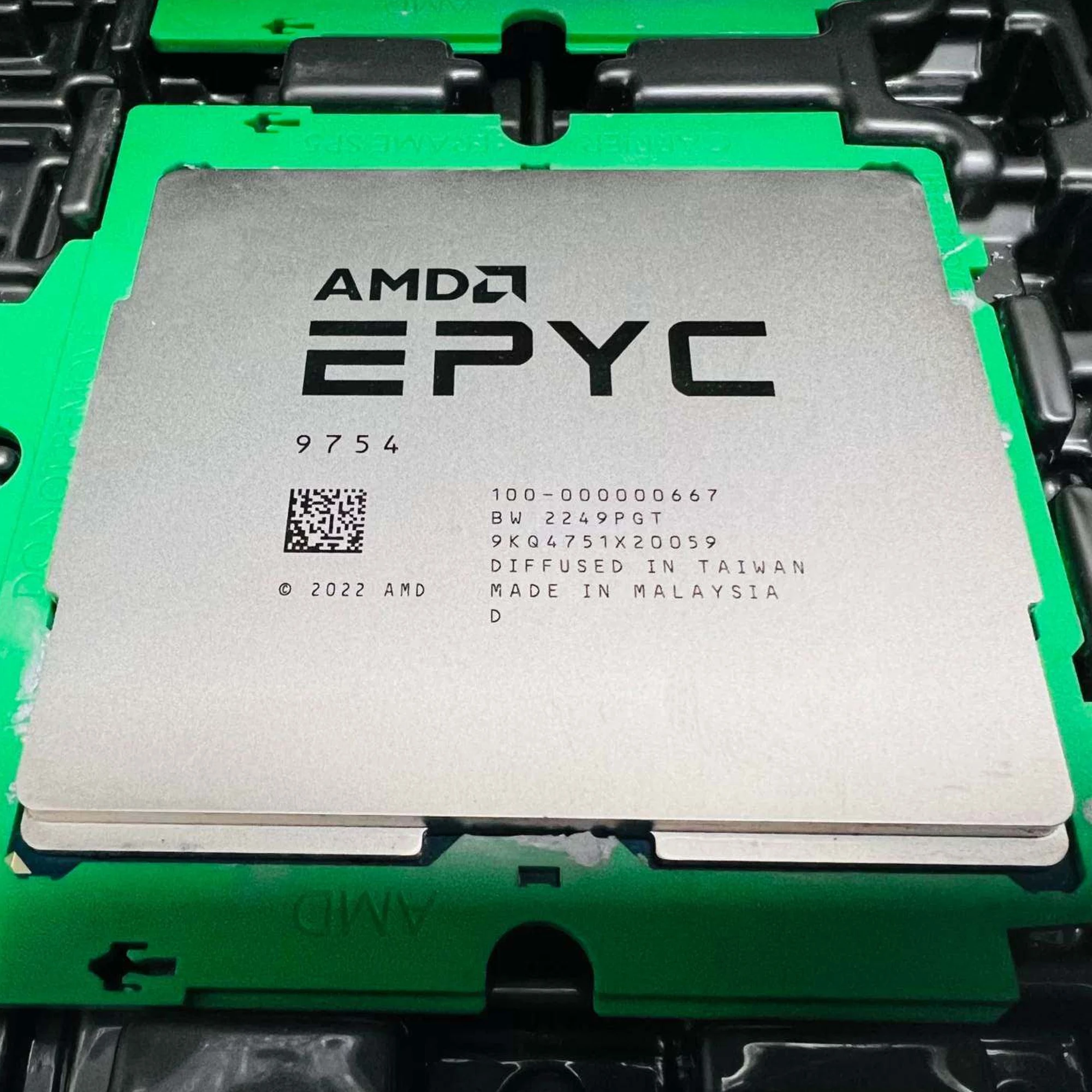 Amd Epyc 9754 9004 Series Server Cpu Front