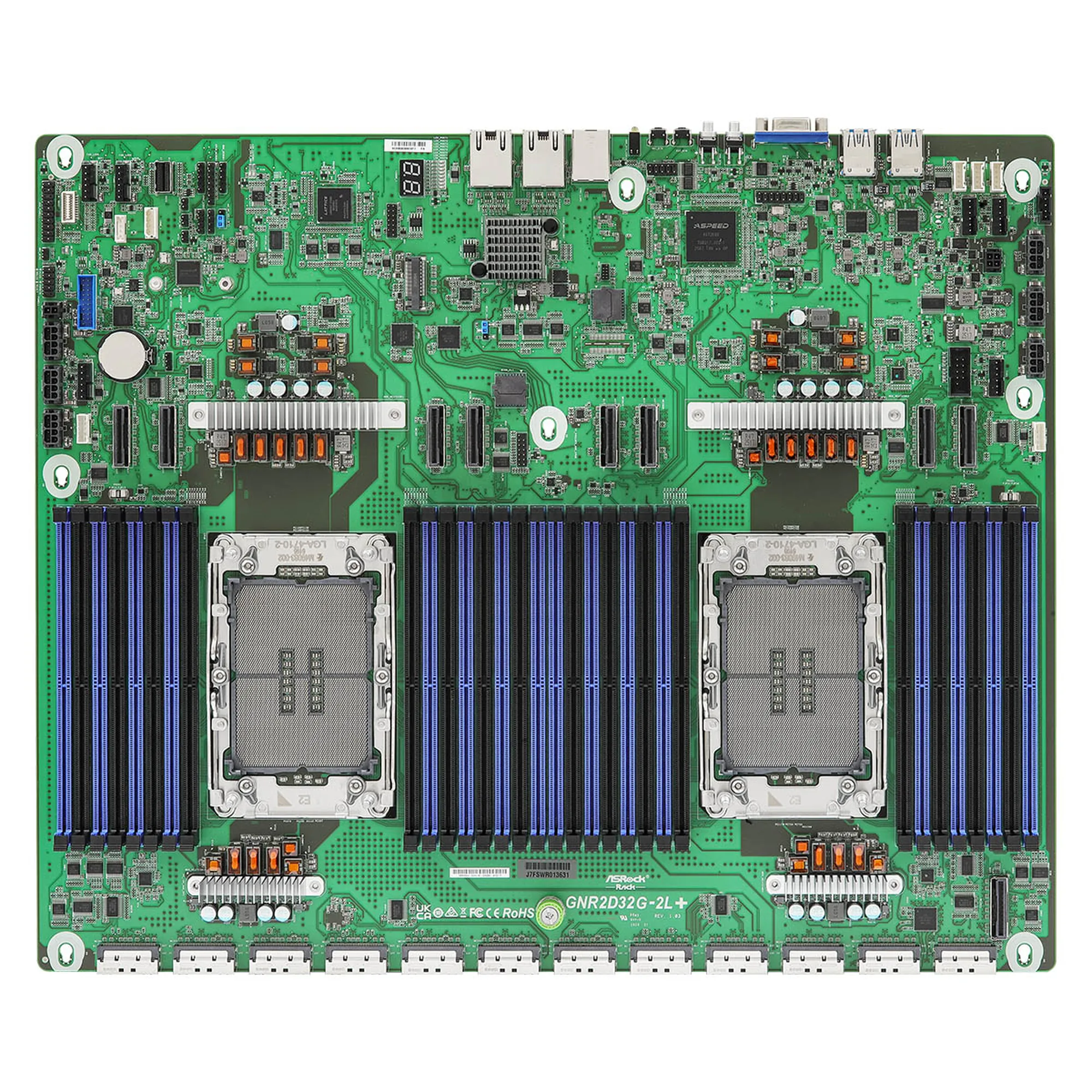 Asrock Rack Server Motherboard Gnr2d32g 2l 1 L