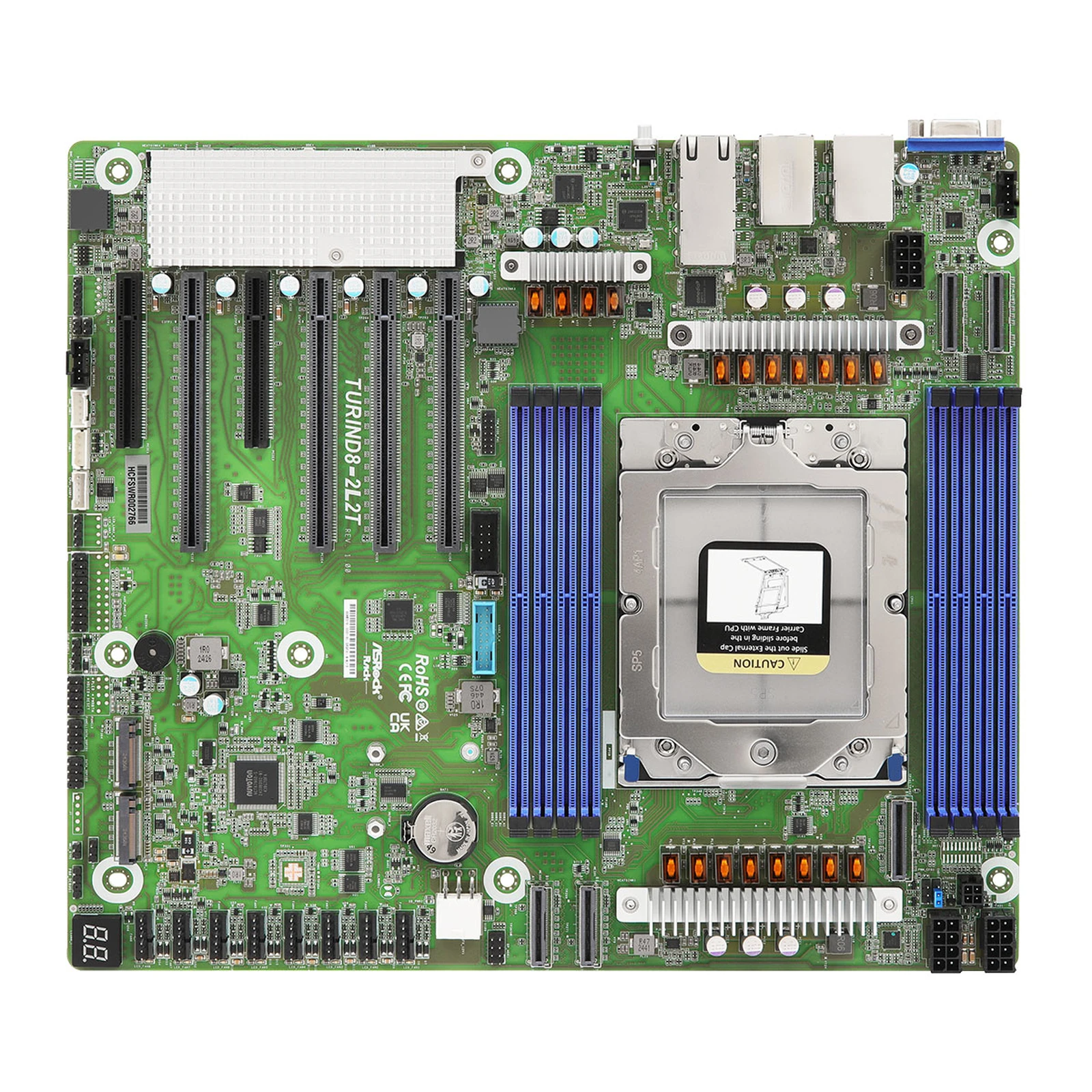 ASRock Rack TURIND8-2L2T | AMD EPYC SP5 Server Motherboard PCIe 5.0 CXL